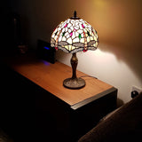 Retro Dragonfly Tiffany Glass Lamp