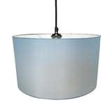 14" Soft Grey Fabric Easy Fit Pendant Shade