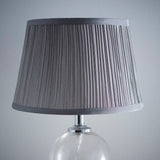 14 Inch Grey Pleated Shade