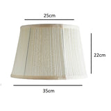 Vintage Pleated Shade Cream