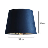 Navy Blue and Gold pendant