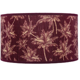 Bamboo Floral Design Fabric Vintage Easy Fit Non Electric Pendant