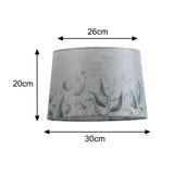 Grey Linen Fabric Retro Table Lamp Shade