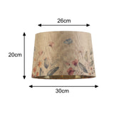 Beige Linen Fabric Retro Table Lamp Shade