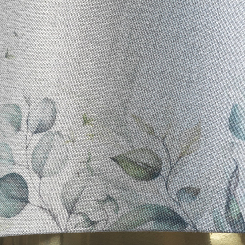 Grey Linen 14 Inch Ceiling Floor Lampshade