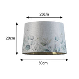 Grey Linen Fabric Retro Table Lamp Shade