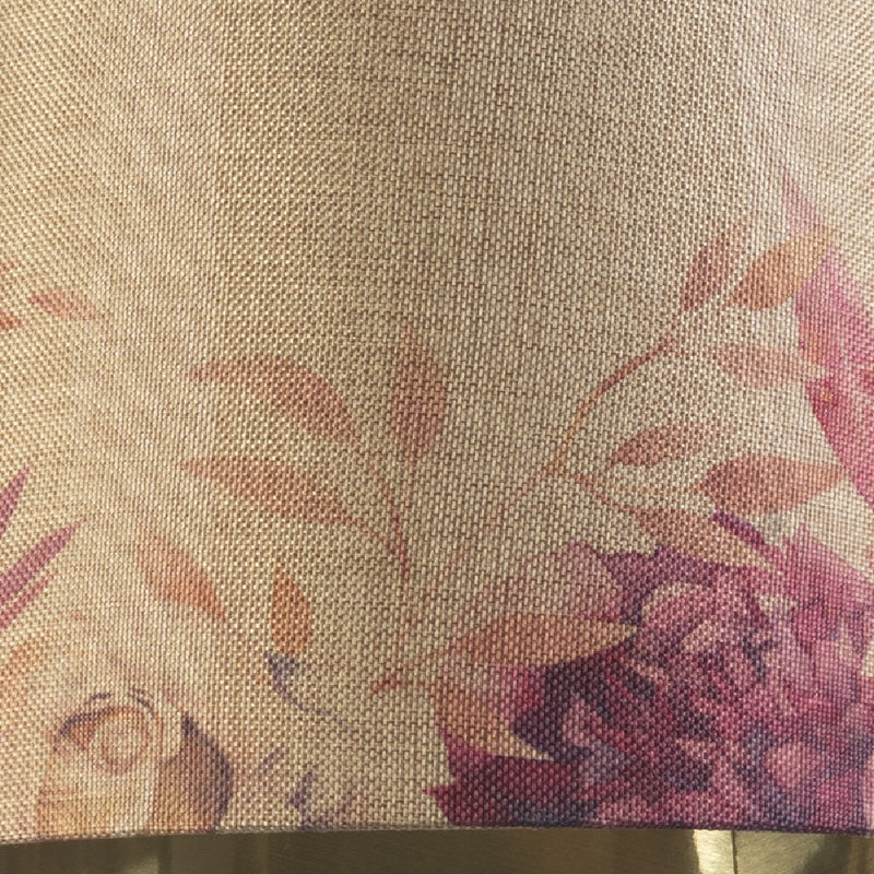 Beige Linen 14 Inch Ceiling Floor Lampshade