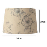 Floral easy fit pendant shade