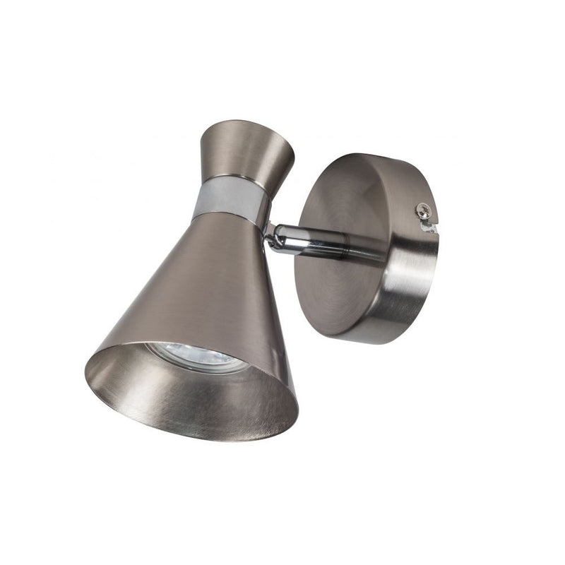 Satin Chrome Modern Single Spotlight