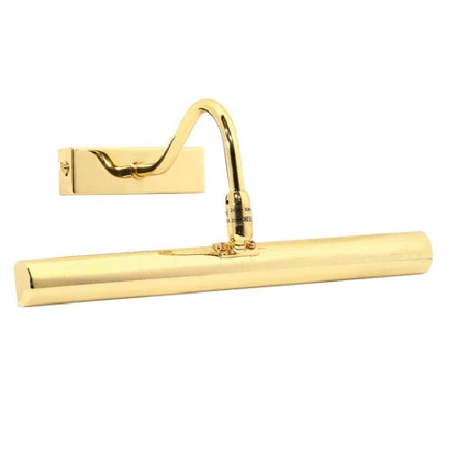 Polished Brass Vintage Adjustable Picture Light 28cm