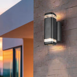 Matt Black IP44 Wall Light