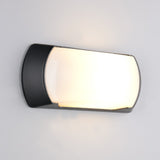 Black LED Outdoor Coastal Bulkhead Wall Light