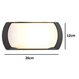 Black Driveway Bulkhead Light