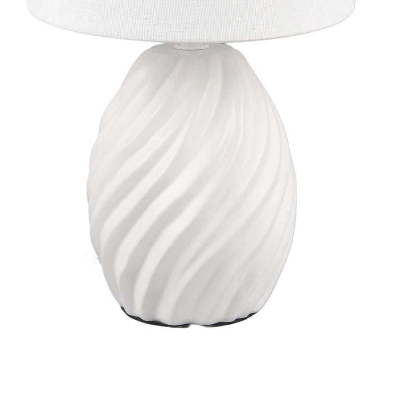 White Ceramic table lamp