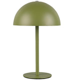 Britalia BR54891115 LED Olive Green Dome Shape USB Rechargeable Touch Table Lamp - 21cm Height
