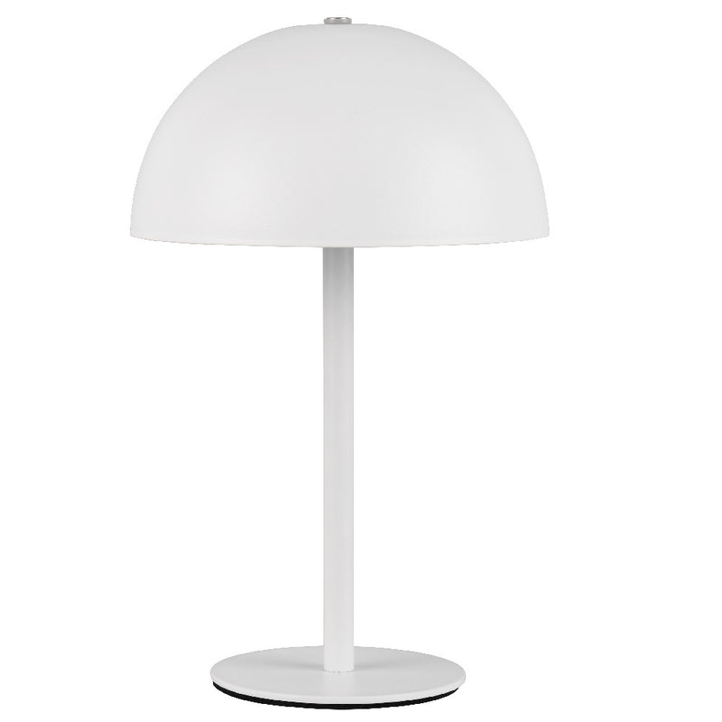 Britalia BR54891131 LED White Dome Shape USB Rechargeable Touch Table Lamp - 21cm Height