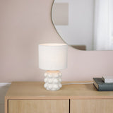 White Modern Ceramic Table Lamp