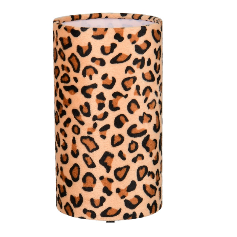 Leopard print table lamp