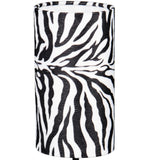 Zebra print table lamp