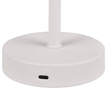 White USB Rechargeable Table Lamp