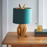 Antique Gold Hiding Hare table Lamp
