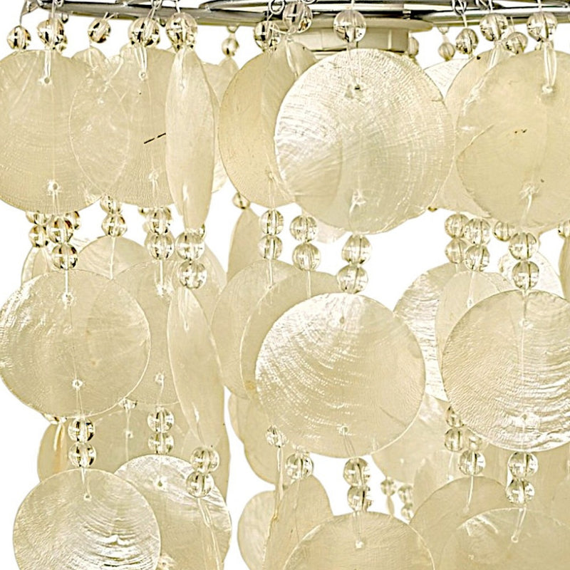 Hand Crafted Capiz Shell Pendant