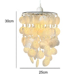 Capiz Shell Non-Electric Pendant Light Shade