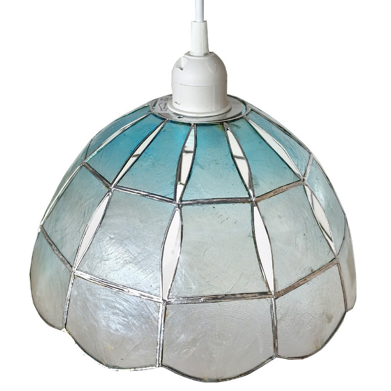 Blue Capiz Shell Vintage Easy Fit Pendant