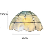 Capiz Shell None Electric Pendant