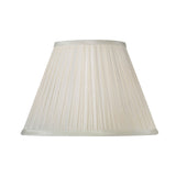 Oaks S650/5 IV Ivory 5" Faux Silk Box Pleat Clip On Lamp Shade