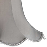 vintage grey scalloped shade