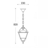 Black Outdoor Coastal Pendant