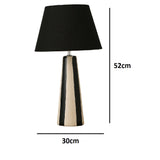 contemporary black table lamp for home decor