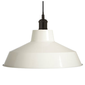 Matt White Metal Dome Pendant Light Shade