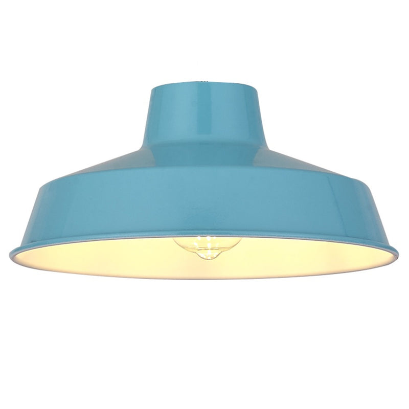 Duck Egg Metal Dome Pendant Light Shade