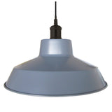 Gray Metal Dome Pendant Light Shade