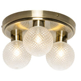 Antique Brass Bathroom Ceiling Light ip44