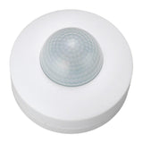 White Indoor Round Flush PIR Motion Sensor 360 Degree 12 Metre Range