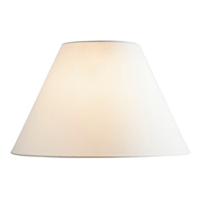 Britalia BRL12LICOOLIE/CRE Cream Linen with White Inner Vintage Coolie Lamp Shade - 30cm Diameter
