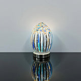 Blue Mosaic Egg Table Lamp
