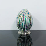 Green and Gold Art Deco Egg Table lamp