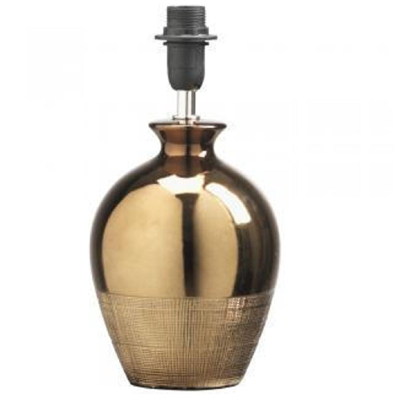 Copper Metallic Ceramic Modern Table Lamp Base