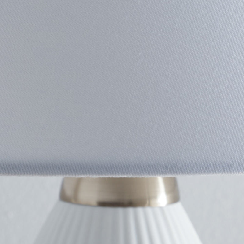 White Linen Lampshade
