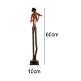 Resin Tall Standing Violin Musician for Home