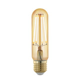 LED 4W Tubular T32 E27 ES Golden Dimmable Lamp 300lm 1700k