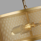 Matt Gold Chain Pendant Ceiling Light