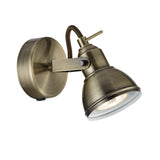 Antique Brass 1 Lamp Vintage Spot Light