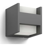 Philips 16459/93/16 Arbour LED Anthracite Outdoor Up & Down Wall Light (164599316)