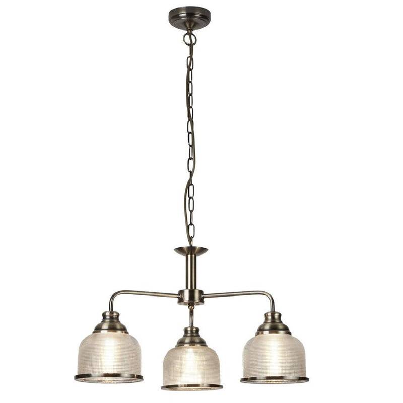 Antique Brass Bistro Indoor Pendant Ceiling Light