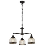 Satin Black Bistro Indoor Pendant Ceiling Light